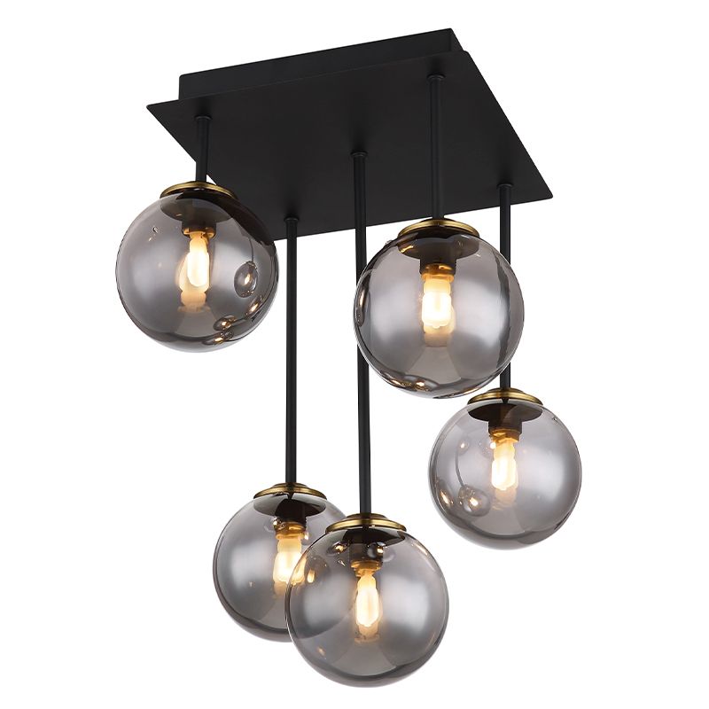 Design lasi kattovalaisin musta, Ouahiba