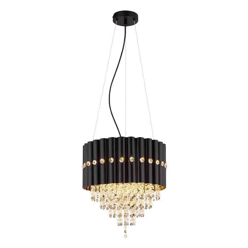 Design kristalli kattokruunu musta, Moniek