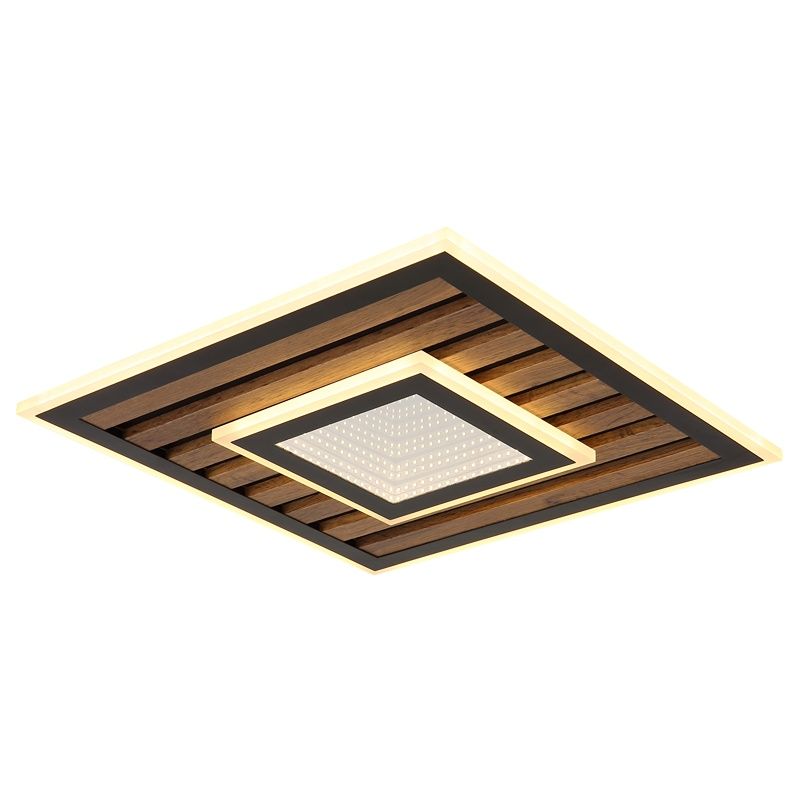 Design metalli kattovalaisin musta, Wietze, 24W, 3000K LED