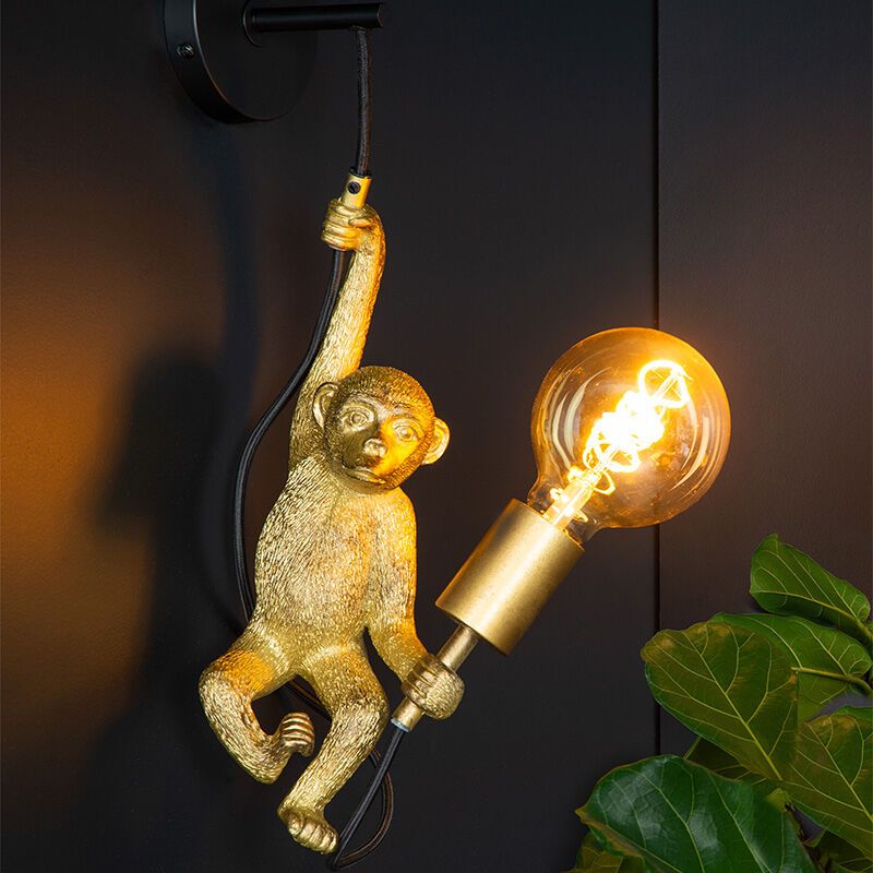 Kulta muovi seinävalaisin , Extravaganza Chimp Kulta muovi seinävalaisin , Extravaganza Chimp