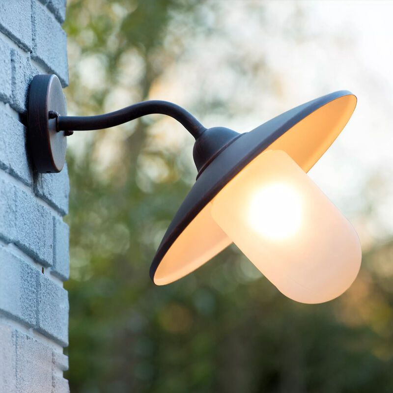 Ruosteen Värinen metalli ulkovalaisin, Aruba, IP44