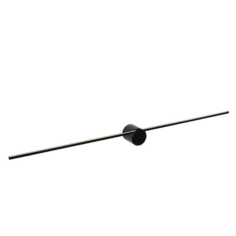 Musta alumiini seinävalaisin , Mizar, 10W, 2700K LED, IP44