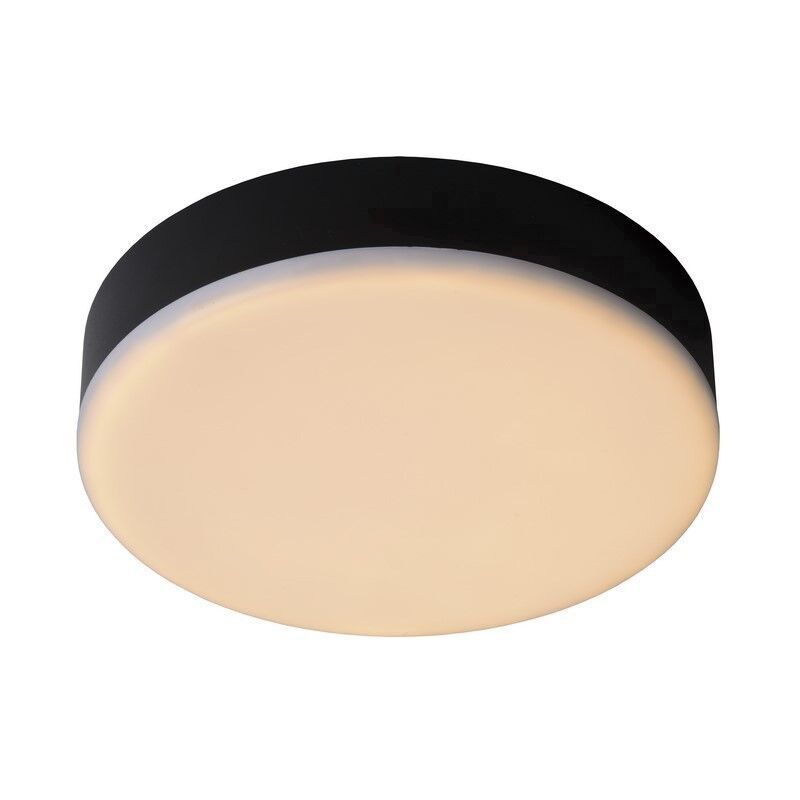 Musta alumiini kattolamppu, Ceres, 30W, 3000K LED, IP44 Musta alumiini kattolamppu, Ceres, 30W, 3000K LED, IP44