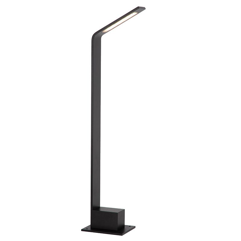 Musta alumiini ulkovalaisin, Lawford, 6W, 3000K LED, IP54