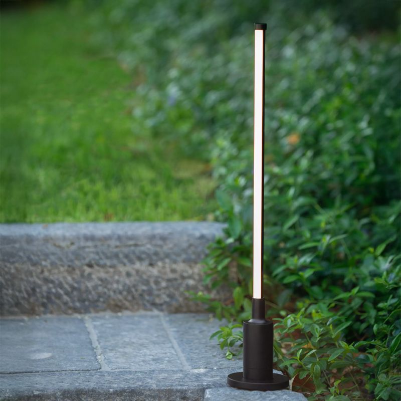 Musta alumiini puutarhakohdevalaisin, Lornex, 6W, 3000K LED, IP54