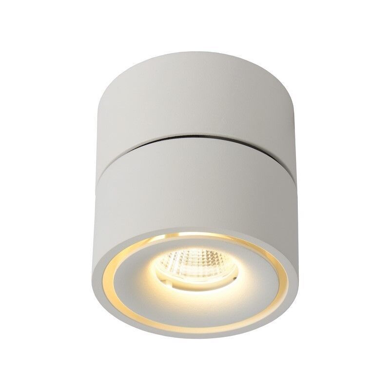 Valkoinen alumiini kattokohdevalaisin, Yumiko, 8W, 2700K LED