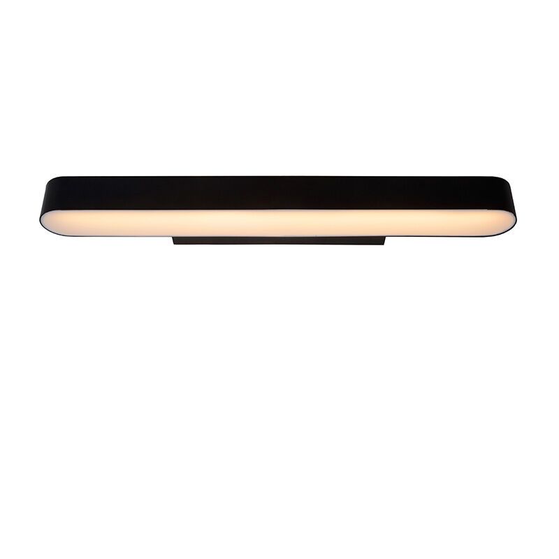 Musta lasi kylpyhuoneen seinävalaisin, Madelon, 9W, 2700K LED, IP44