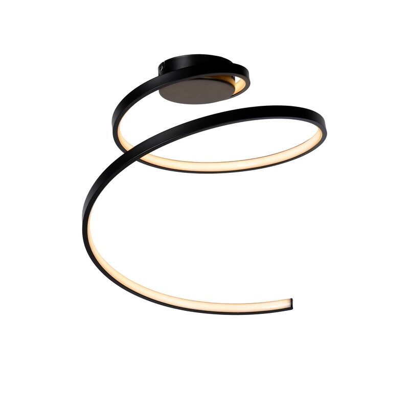 Musta muovi kattolamppu, Maxence, 24W, 3000K LED