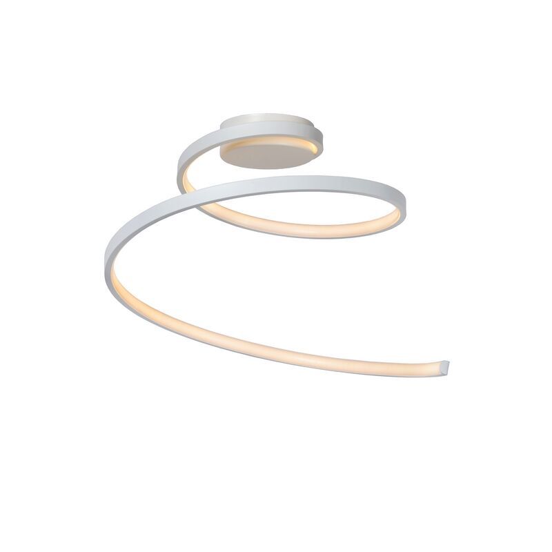 Valkoinen muovi kattolamppu, Maxence, 24W, 3000K LED