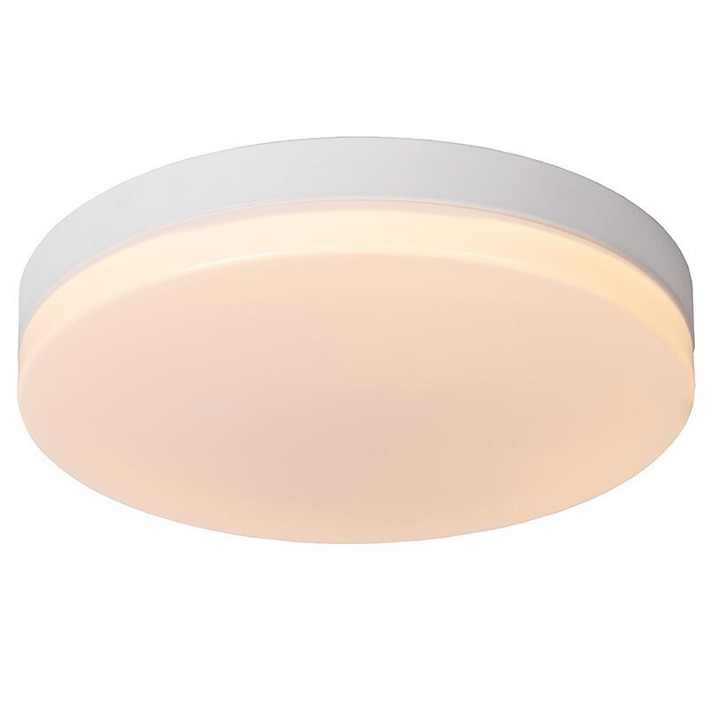 Valkoinen muovi kylpyhuoneen kattovalaisin, Biskit, 36W, 2700K LED, IP44