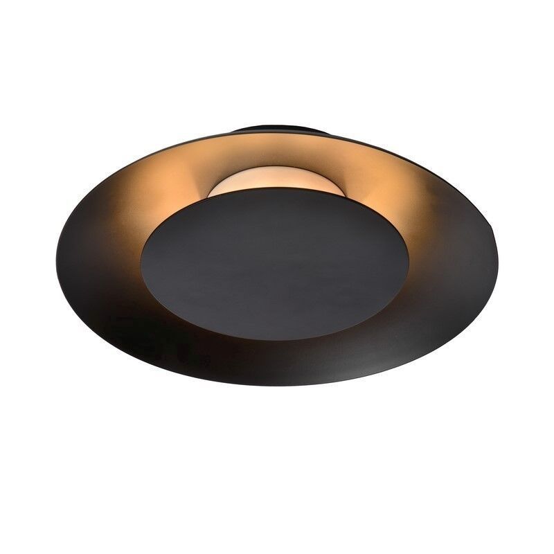 Musta metalli kattolamppu, Foskal, 6W, 2700K LED