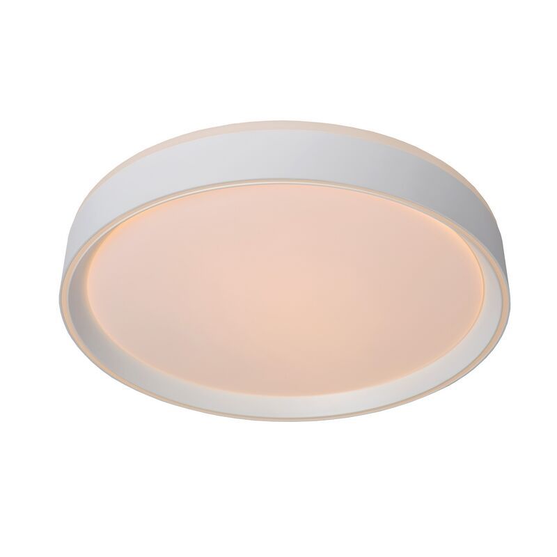 Valkoinen akryyli kattolamppu, Nuria, 24W, 2700K LED