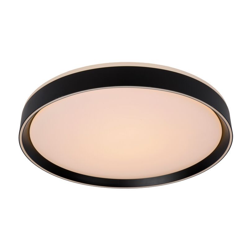 Musta akryyli kattolamppu, Nuria, 36W, 2700K LED