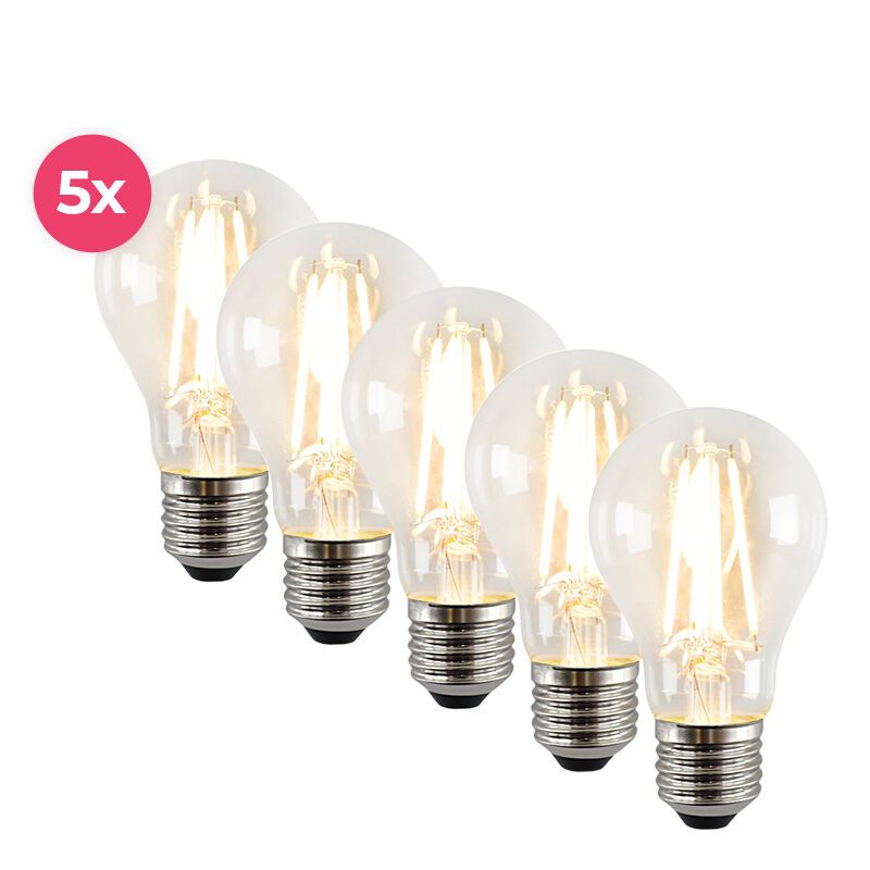 5 kpl himmennettävää Yona E27 A60 LED-lamppua, 2700k, 4w 5 kpl himmennettävää Yona E27 A60 LED-lamppua, 2700k, 4w