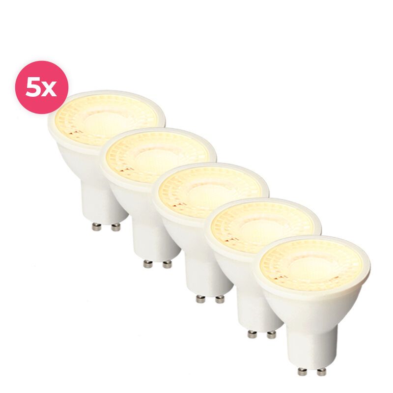 Himmennettävä valkoinen GU10 LED-lamppu Antonie, 5 W, lämmin valkoinen
