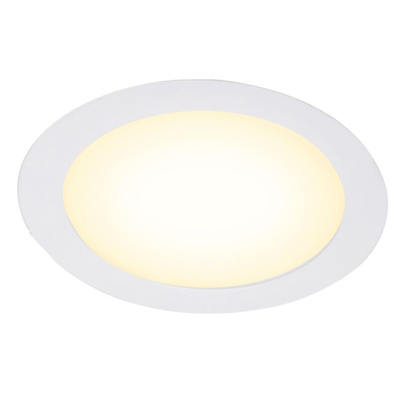 Valkoinen alumiini alasvalo, Umbriel, 12W, 3000K LED, IP44