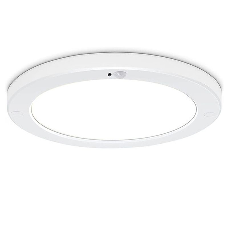 Valkoinen muovi alasvalo, Okno, 17,6W, white switch LED, IP22