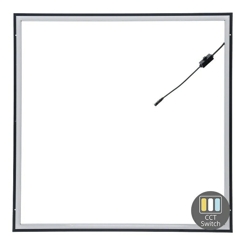 LED-kehyspaneeli 60x60 - 37W - valkoinen kytkin - UGR<21 - reunavalaistu
