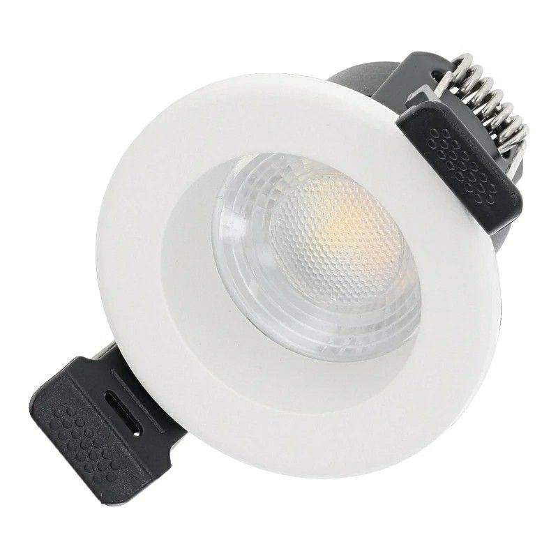 Valkoinen alasvalo alumiinia, Magus, 4W, valkoinen kytkin-LED, IP65 Valkoinen alasvalo alumiinia, Magus, 4W, valkoinen kytkin-LED, IP65