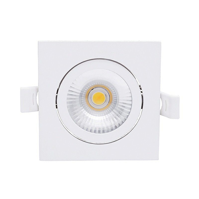 Valkoinen alasvalo alumiinia, Loura, 6W, valkoinen kytkin-LED, IP65 Valkoinen alasvalo alumiinia, Loura, 6W, valkoinen kytkin-LED, IP65