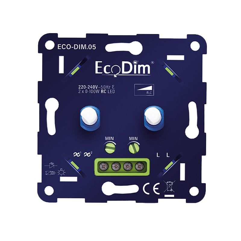 Zigbee-kaksois-LED-himmennin 0-100 W