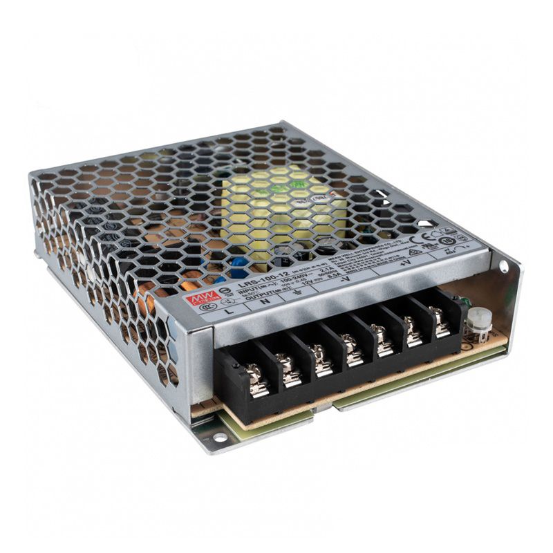 12 V MeanWell LED-ajuri, 100 W, IP20