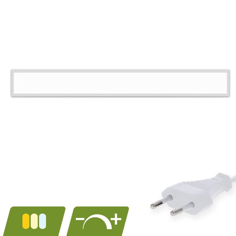 LED-paneeli 15x120 - 30W - valkoinen kytkin - UGR<19 - himmennettävä - taustavalaistu