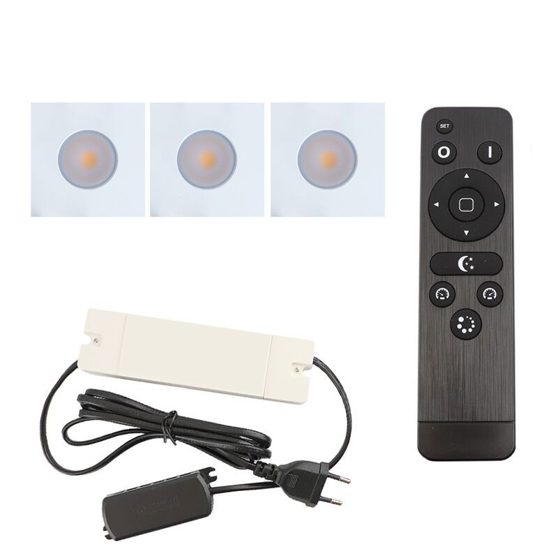 Alumiini veranda pintavalaisin valkoinen, Dico, 9W, 2700K LED, IP65, kaukosäätimellä