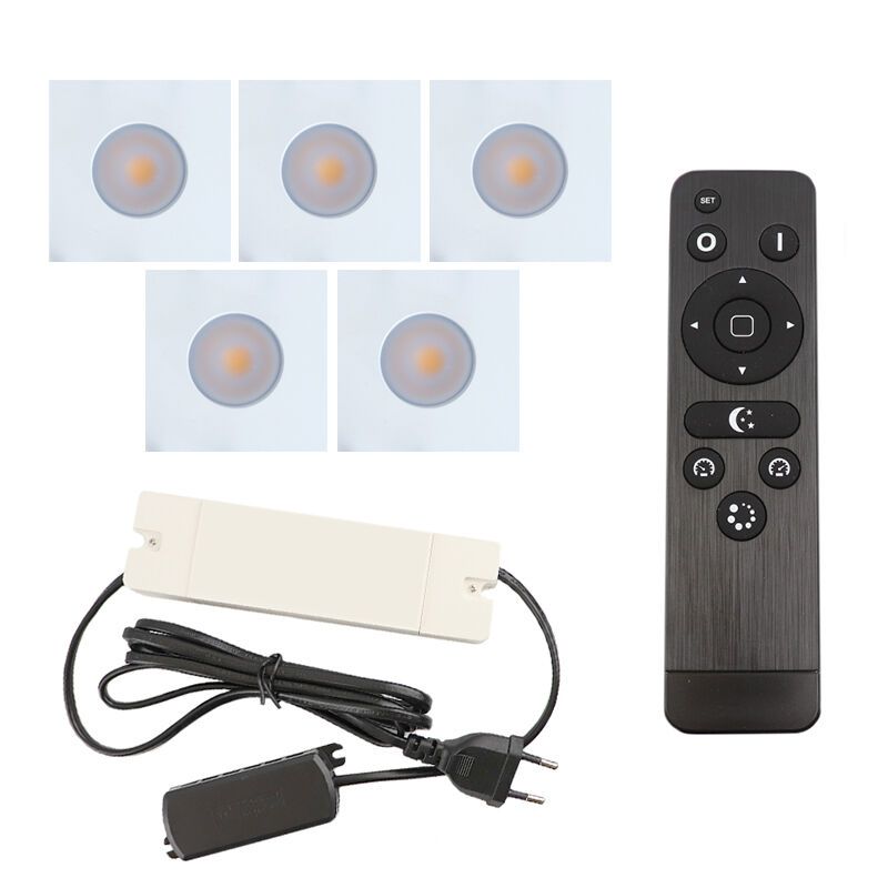 Alumiini veranda pintavalaisin valkoinen, Dico, 15W, 2700K LED, IP65, kaukosäätimellä