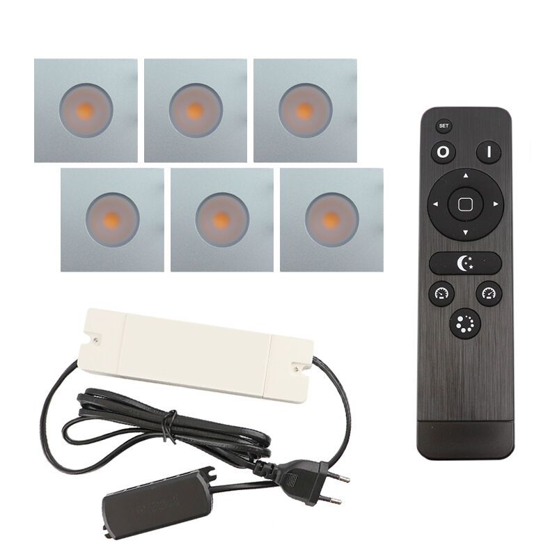 Alumiini veranda pintavalaisin kromi, Dico, 18W, 2700K LED, IP65, kaukosäätimellä Alumiini veranda pintavalaisin kromi, Dico, 18W, 2700K LED, IP65, kaukosäätimellä