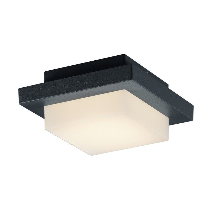 Antrasiitti alumiini ulkovalaisin, Bletchley, 3,5W, 3000K LED, IP54