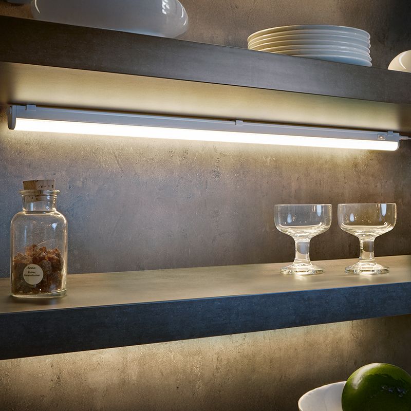 Valkoinen muovi kattovalaisin, Irmak, 13W, 3000K LED, katkaisimella