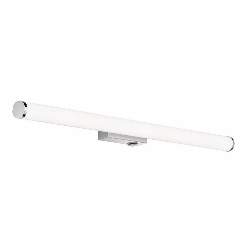 Kromi muovi peilivalaisin, Staby, 8,6W, 3000K LED, IP44, katkaisimella