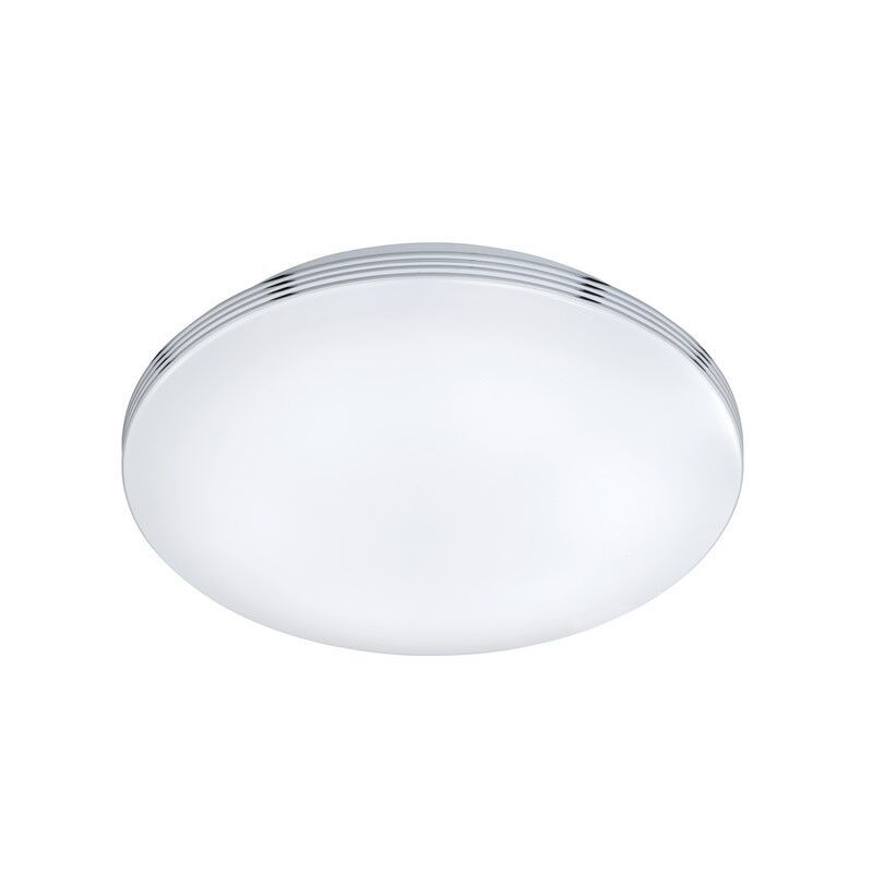 Kromi muovi kylpyhuoneen kattovalaisin, Brunella, 24W, 3000K LED, IP44 Kromi muovi kylpyhuoneen kattovalaisin, Brunella, 24W, 3000K LED, IP44