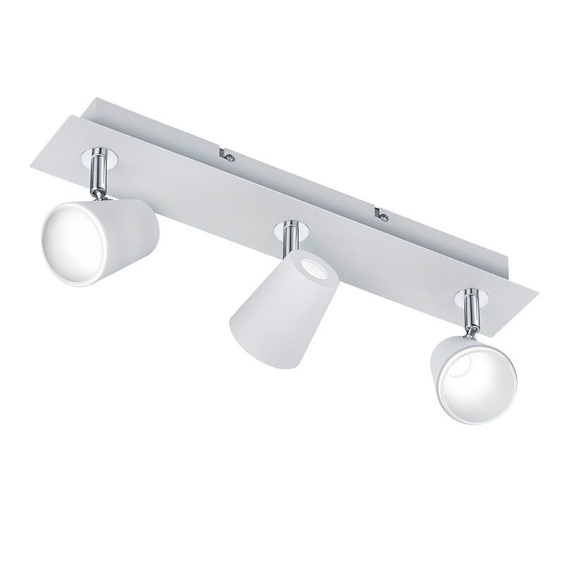 Valkoinen lasi kattovalaisin, Laysha, 6W, 3000K LED