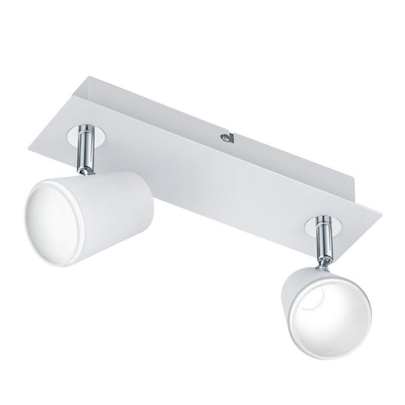 Valkoinen lasi seinävalaisin , Laysha, 6W, 3000K LED, katkaisimella