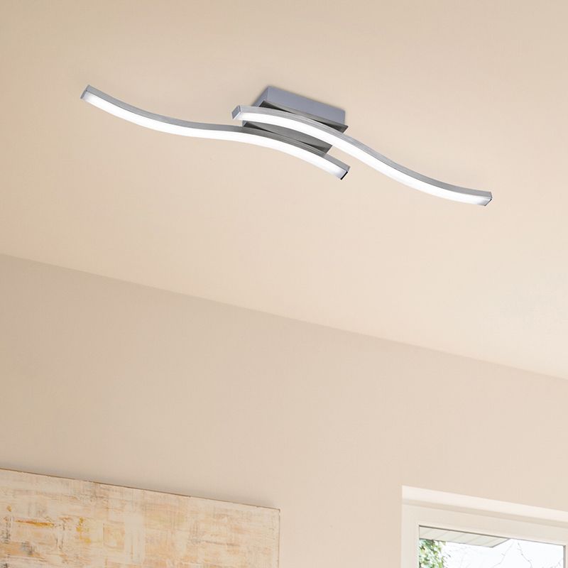 Nikkeli muovi kattolamppu, Go, 5W, 3000K LED