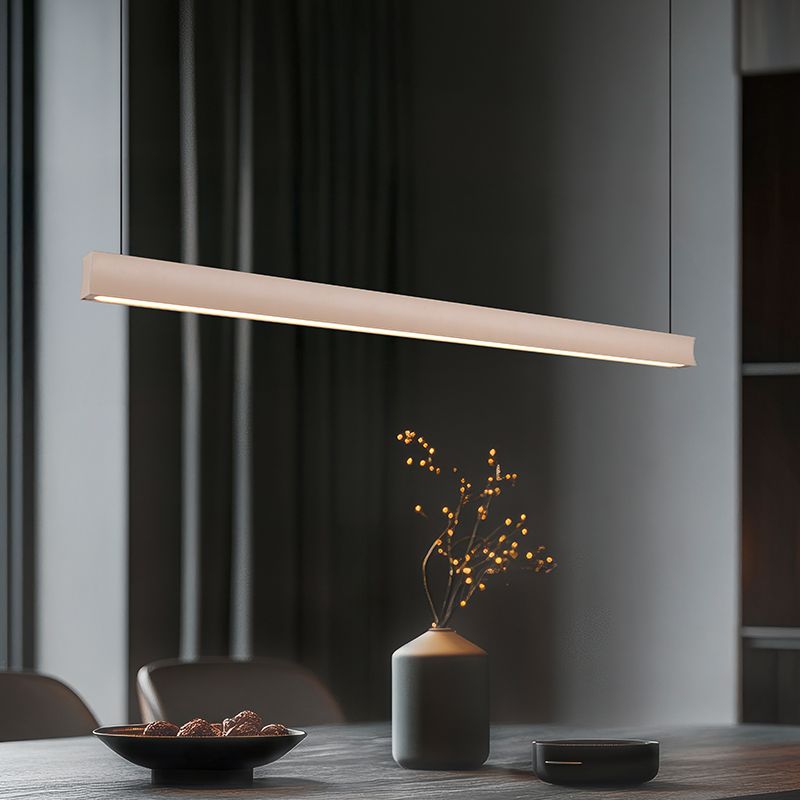 Beige metalli riippuvalaisin, Wishal, 29W, white switch LED, 3-portaisesti himmennettävä