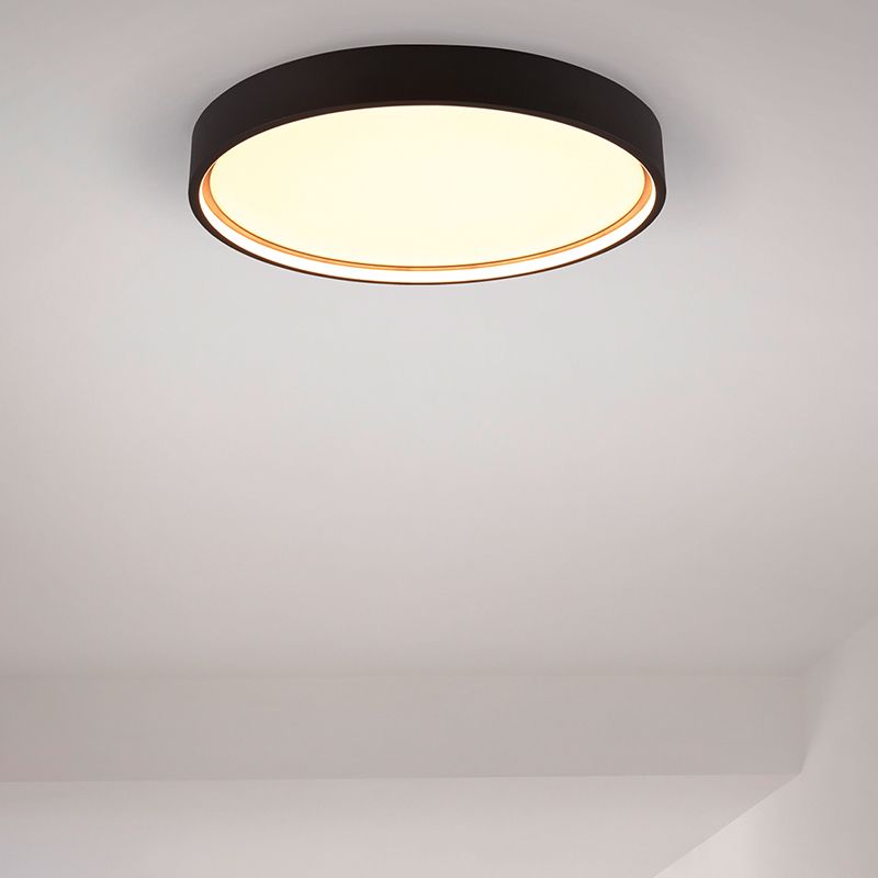 Musta metalli kattolamppu, Destin, 29W, white switch LED