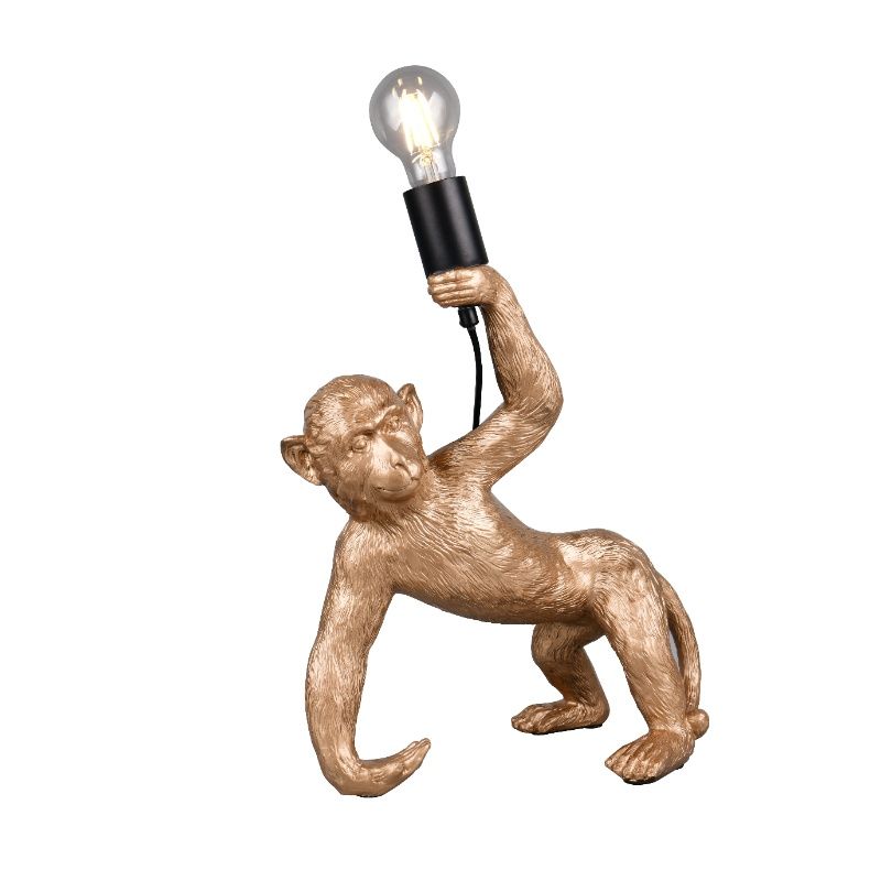 Kulta muovi pöytävalaisin, Macaca