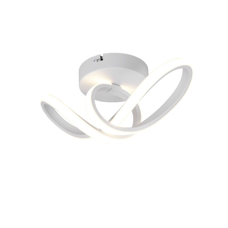 Valkoinen metalli kattovalaisin, Wiard, 7W, 4000K LED