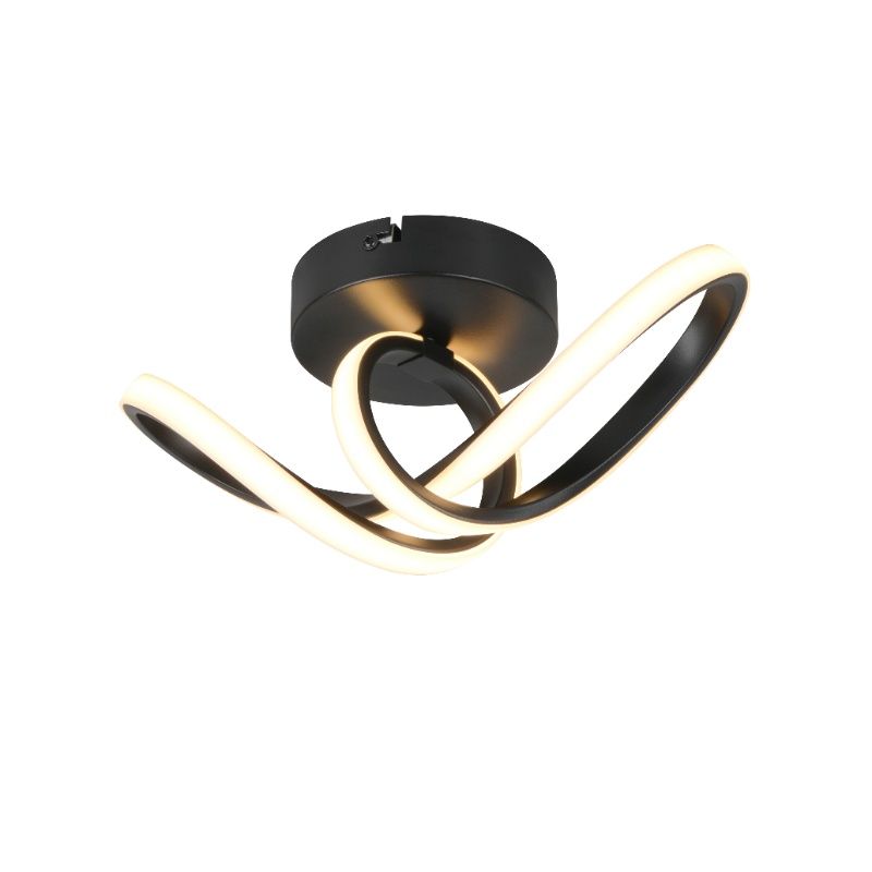 Musta metalli kattovalaisin, Wiard, 7W, 3000K LED