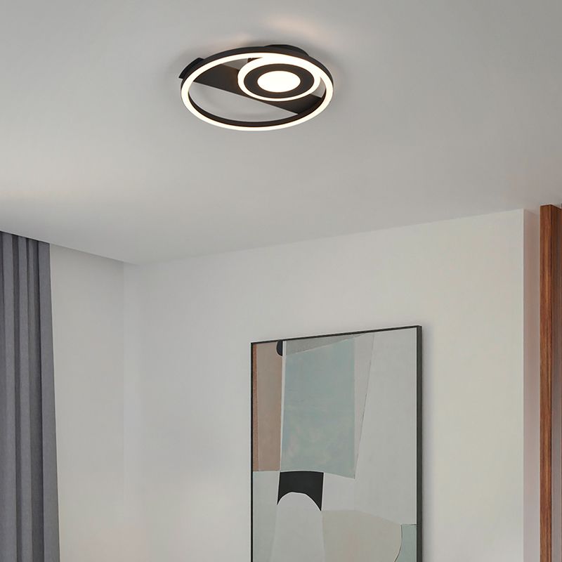 Musta metalli kattolamppu, Jantuano, 22W, 3000K LED