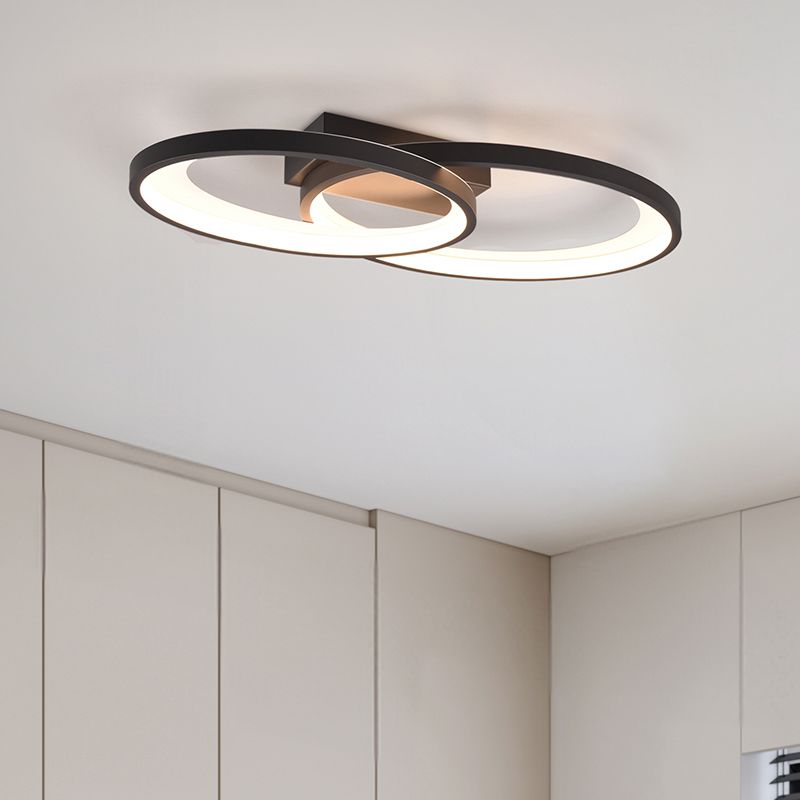 Musta metalli kattolamppu, Ersan, 25W, 3000K LED