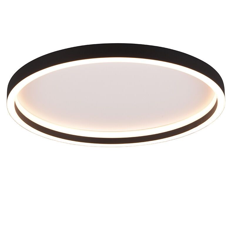 Musta metalli kattolamppu, Gilbert, 20W, 3000K LED