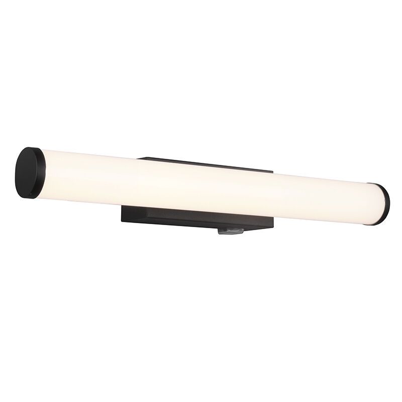 Musta metalli peilivalaisin, Staby, 4,3W, 3000K LED, IP44 Musta metalli peilivalaisin, Staby, 4,3W, 3000K LED, IP44