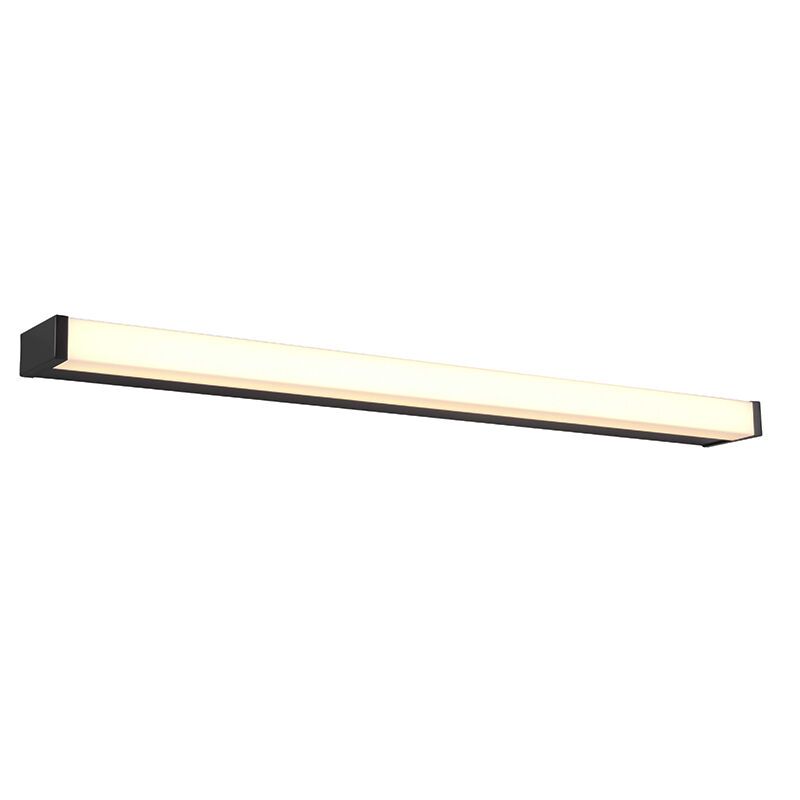 Musta metalli kylpyhuoneen seinävalaisin, Celesta, 12W, 3000K LED, IP44