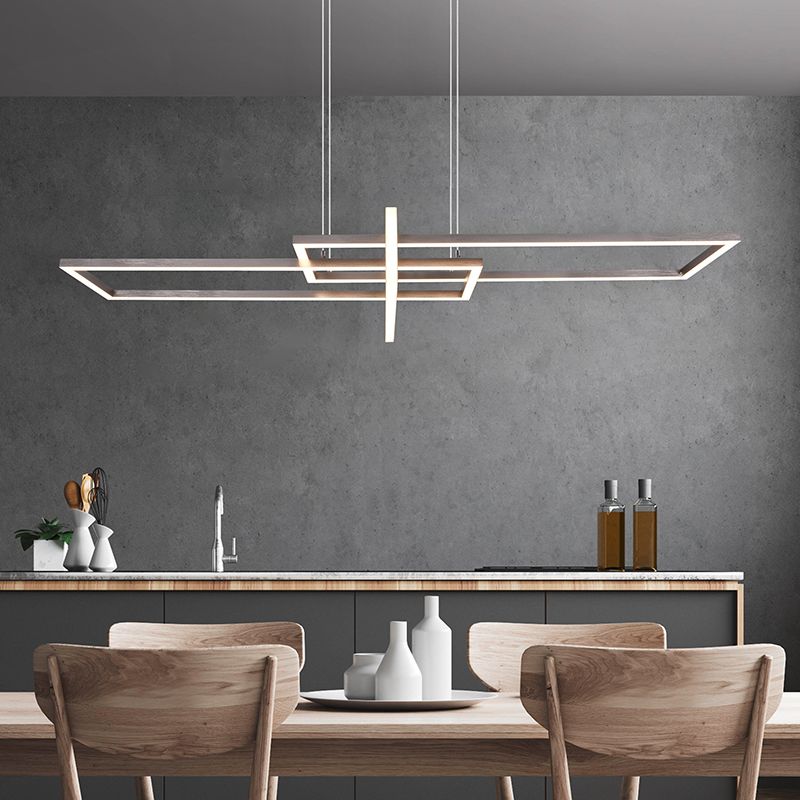 Nikkeli metalli riippuvalaisin, Hatun, 34W, 3000K LED