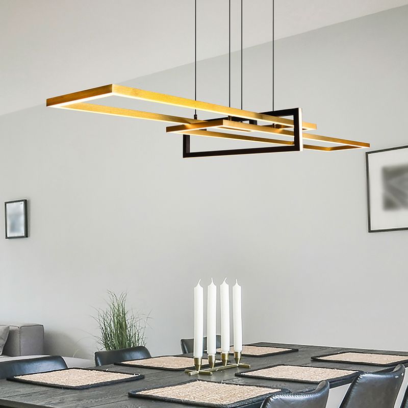 Messinki metalli riippuvalaisin, Hatun, 34W, 3000K LED