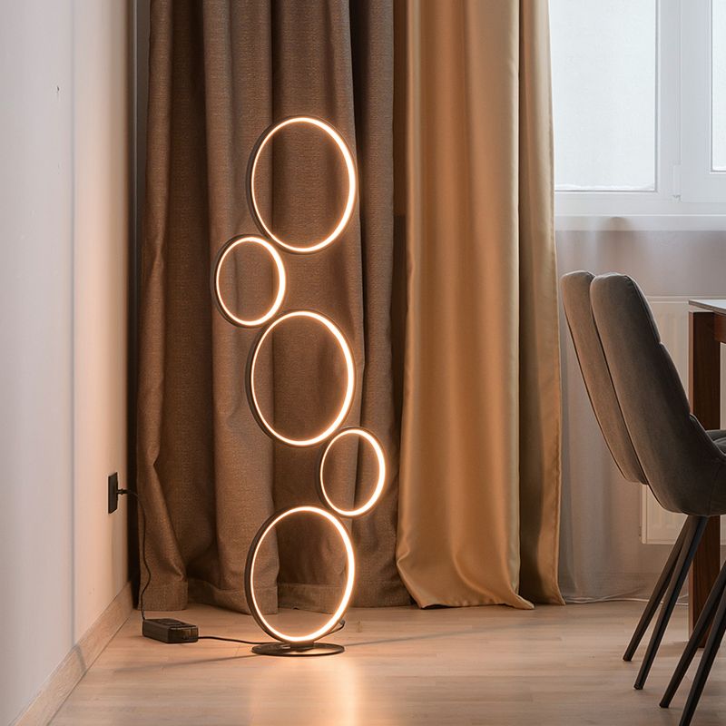 Musta metalli lattiavalaisin, Robon, 36W, 3000K LED, katkaisimella